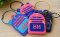 Custom NFC Emergency Contact Keychain | Tap for Emergency Contact Tag | Personalized Backpack, Luggage & Medical ID Tag | iPhone & Android