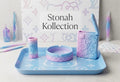 Luxe Kitty Rolling Tray Set- Stonah Kollection (4 piece set)